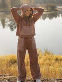 0 Game Changer Hoodie Brown ERJFT04640 Roxy