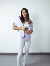 4 Kelia 2022 - Cropped Sweatshirt for Women Purple ERJFT04668 Roxy