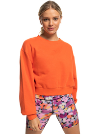 9 Essential Energy - Sweat pour Femme Orange ERJFT04670 Roxy
