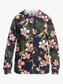 14 Dive Deep - Zip-Up Hoodie for Women Blue ERJFT04678 Roxy
