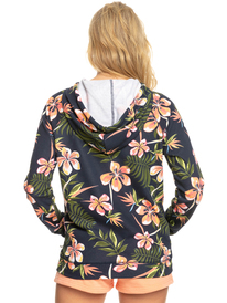 roxy, Dive Deep - Kapuzenpulli mit Reißverschluss für Frauen, MOOD INDIGO TROPICAL DEPHT (bsp6) Dive Deep - Zip-Up Hoodie for Women ERJFT04678