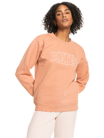 0 SURF STOKED CREW BRUSHED A Brown ERJFT04681 Roxy