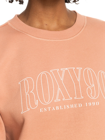 2 SURF STOKED CREW BRUSHED A Brown ERJFT04681 Roxy
