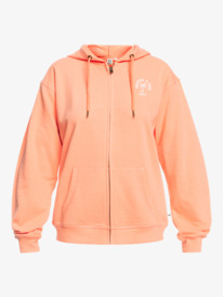 6 Surf Stoked - Sweat à capuche zippé pour Femme Rose ERJFT04687 Roxy