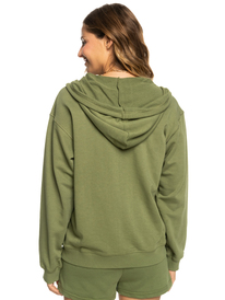 roxy, Surf Stoked - Zip-Up Hoodie for Women, LODEN GREEN (gng0) Surf Stoked - Zip-Up Hoodie for Women ERJFT04687