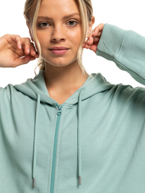 9 Essential Energy - Sweat à capuche zippé pour Femme Bleu ERJFT04690 Roxy