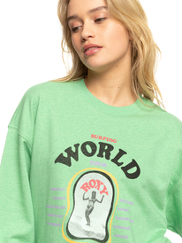 2 Take Your Place - Sweater voor Dames Green ERJFT04691 Roxy