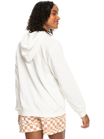 roxy, Surf Stoked - Sweatshirt com capuz para Mulher, SNOW WHITE (wbk0) Surf Stoked - Hoodie for Women ERJFT04697