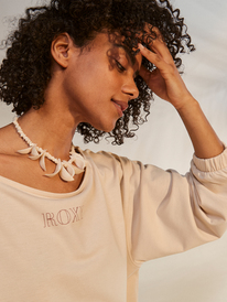 5 Next Set - Sudadera holgada para Mujer Beige ERJFT04701 Roxy
