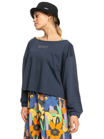 1 Next Set - Slouchy Sweatshirt for Women Blue ERJFT04701 Roxy