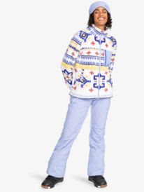 8 Womens Alabama Technical Fleece White ERJFT04708 Roxy