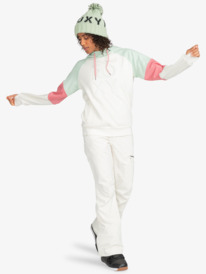 9 Liberty - Funktioneller Kapuzenpulli für Frauen Weiss ERJFT04711 Roxy
