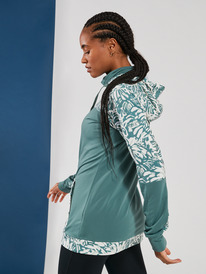 4 Winter Valley - Technical Hooded Fleece for Women Blue ERJFT04716 Roxy
