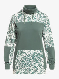 14 Winter Valley - Technical Hooded Fleece for Women Blue ERJFT04716 Roxy