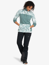 12 Winter Valley - Technical Hooded Fleece for Women Blue ERJFT04716 Roxy