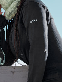 1 Vertere - Polar técnico con cremallera para Mujer Negro ERJFT04717 Roxy