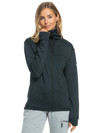 10 Vertere - Polar técnico con cremallera para Mujer Negro ERJFT04717 Roxy