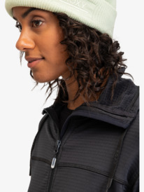 12 Vertere - Polar técnico con cremallera para Mujer Negro ERJFT04717 Roxy