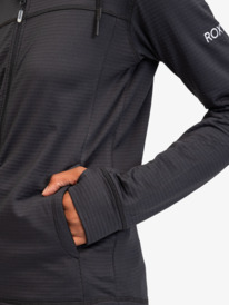 14 Vertere - Polar técnico con cremallera para Mujer Negro ERJFT04717 Roxy