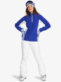 10 Sayna Technical Half Zip Fleece Purple ERJFT04719 Roxy