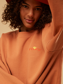 5 Womens Surf.Kind.Kate. Sweatshirt Brown ERJFT04720 Roxy