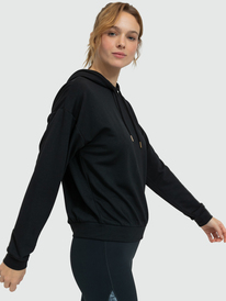 1 Surfing By Moonlight - Sudadera con capucha de manga larga para Mujer Negro ERJFT04721 Roxy
