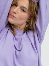 2 Surfing By Moonlight - Sweat à manches longues pour Femme Violet ERJFT04724 Roxy