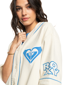 4 Kelia - Geknöpftes Baseball-Top für Frauen Beige ERJFT04725 Roxy