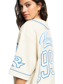 5 Kelia - Geknöpftes Baseball-Top für Frauen Beige ERJFT04725 Roxy