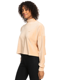 1 Area Code - Polaire col montant pour Femme Marron ERJFT04735 Roxy