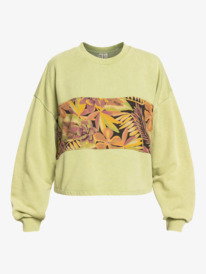5 Remote Island - Sweater voor Dames Green ERJFT04737 Roxy