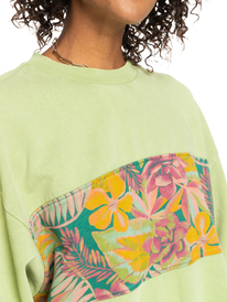 2 Remote Island - Sweater voor Dames Green ERJFT04737 Roxy