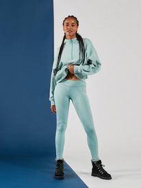 3 Essential Energy - Half-Zip Sweatshirt for Women Blue ERJFT04739 Roxy