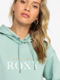 2 Surf Stoked Brushed - Felpa con cappuccio da Donna Blue ERJFT04740 Roxy