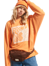 8 Take Your Place B - Sweatshirt for Women Orange ERJFT04745 Roxy