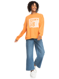 12 Take Your Place B - Sweatshirt for Women Orange ERJFT04745 Roxy