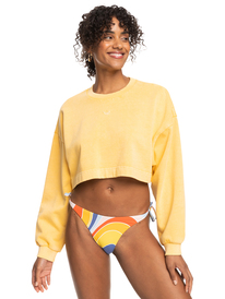 9 Surf Safari - Sudadera para Mujer Amarillo ERJFT04758 Roxy