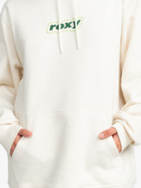6 Kelia - Sweat à capuche oversize pour Femme Blanc ERJFT04769 Roxy
