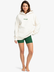 7 Kelia - Sweat à capuche oversize pour Femme Blanc ERJFT04769 Roxy