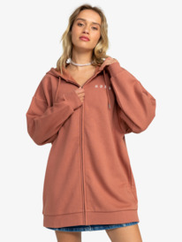 0 Backyard Party B - Sweat à capuche zippé pour Femme  ERJFT04777 Roxy
