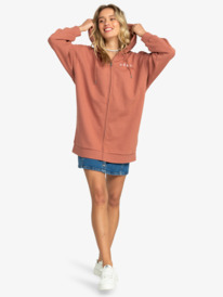 3 Backyard Party B - Sweat à capuche zippé pour Femme  ERJFT04777 Roxy