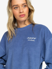 8 Roxy x Grl Swirl Cropped - Sudadera para Mujer Azul ERJFT04778 Roxy