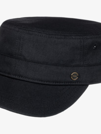 4 Womens Castro Military Cap Black ERJHA03761 Roxy