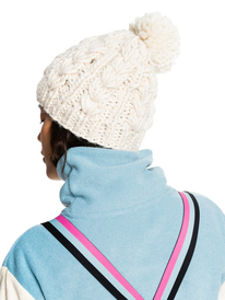 5 Winter - Beanie for Women Beige ERJHA03871 Roxy