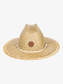 4 Womens Sunshine On My Mind Straw Sun Hat Beige ERJHA04044 Roxy