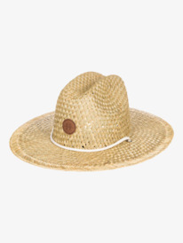 8 Womens Sunshine On My Mind Straw Sun Hat Beige ERJHA04044 Roxy