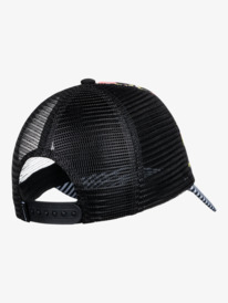 roxy, Womens Beautiful Morning Trucker Cap, ANTHRACITE HIBISCUS WAVE SWIM (xkng) BEAUTIFUL MORNING ERJHA04082