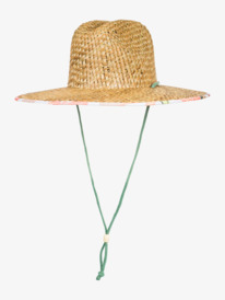 roxy, Pina To My Colada Printed Sun Hat, BRIGHT WHITE SUBTLY SALTY MULT (wbb6) Pina To My Colada Printed - Sun Hat for Women ERJHA04118