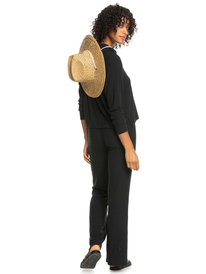 10 Womens Sunshine On My Mind Sun Hat Beige ERJHA04119 Roxy