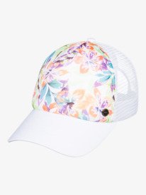 3 Beautiful Morning - Casquette trucker pour Femme Blanc ERJHA04129 Roxy